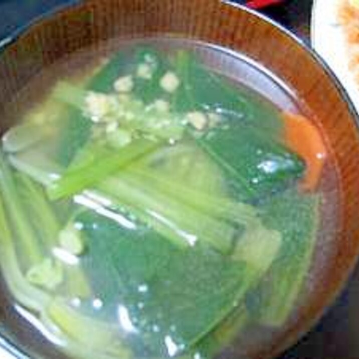 野菜とコンソメスープ